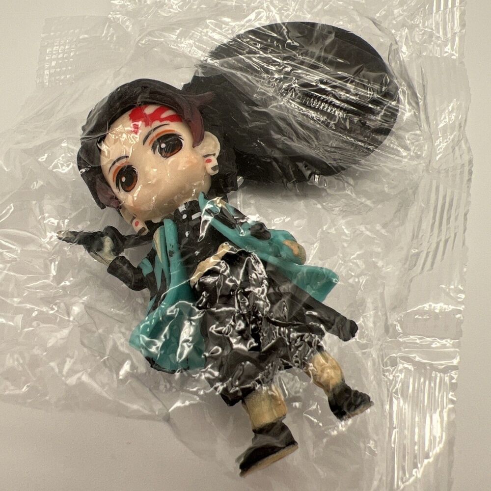 Sega Tip’n’Pop Demon Slayer Tanjiro Kamado Vivid Color Figure New In Bag 3”